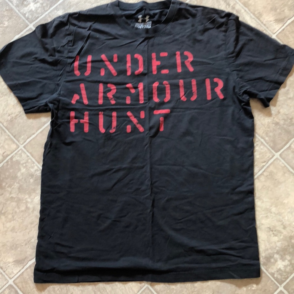 Under Armour heat gear t-shirt Large black